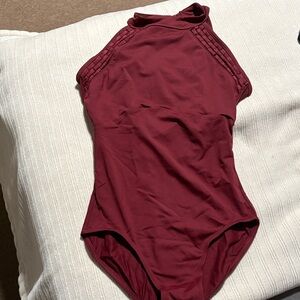 Bloch Burgundy Bodysuit